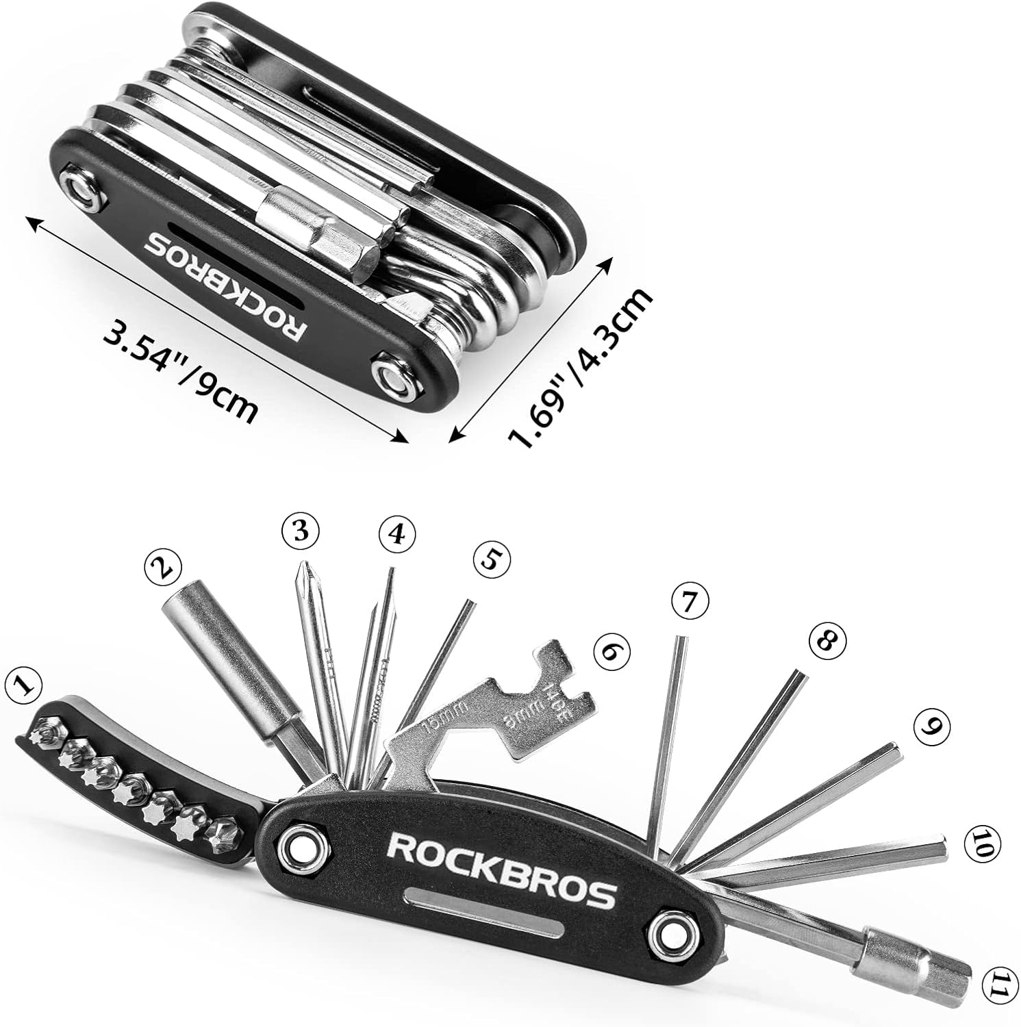 16 in 1 Multi-Function Bike Tool Kits - Image 4