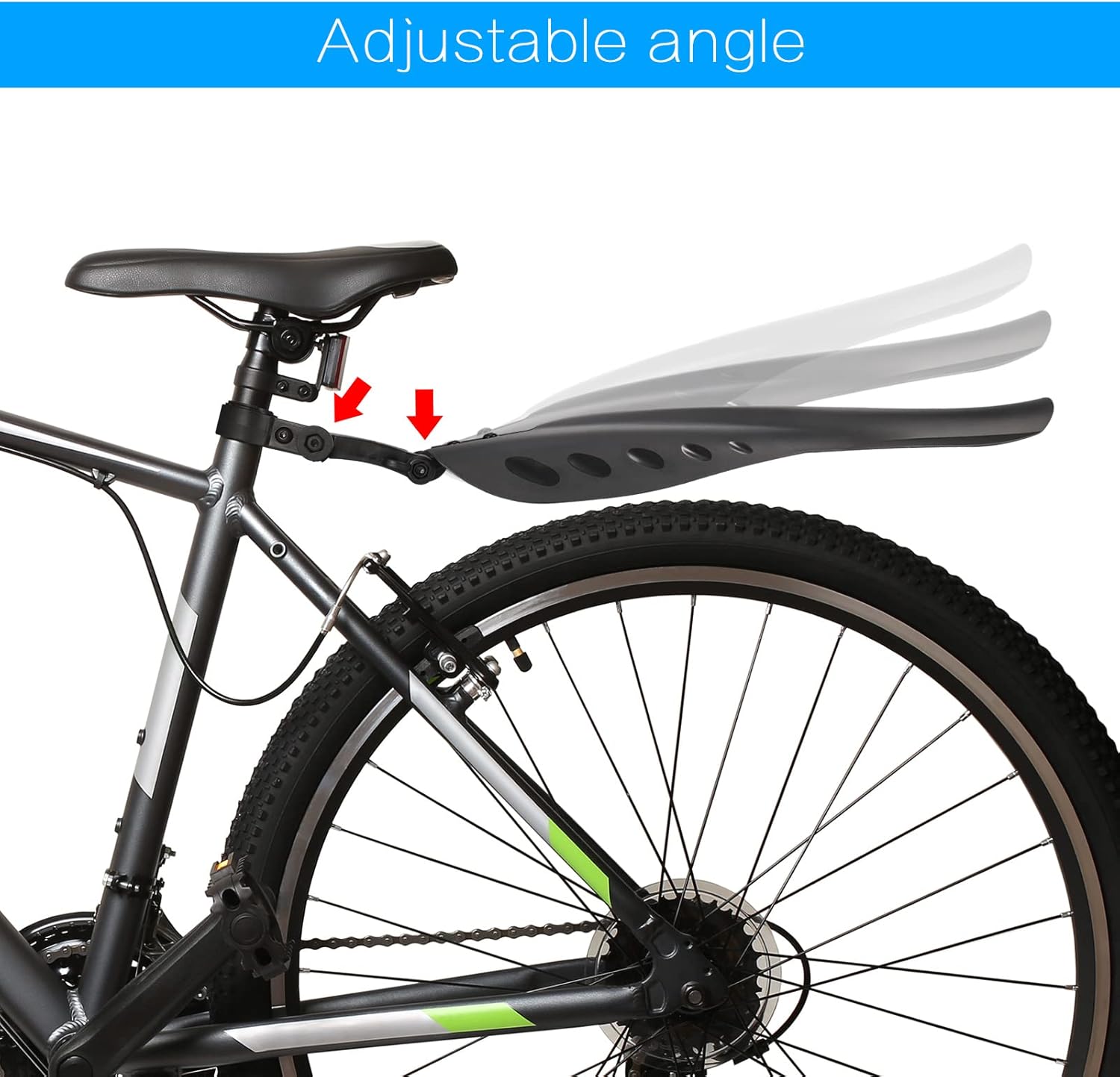 Adjustable Bicycle Front and Rear Mud Guard - Image 5