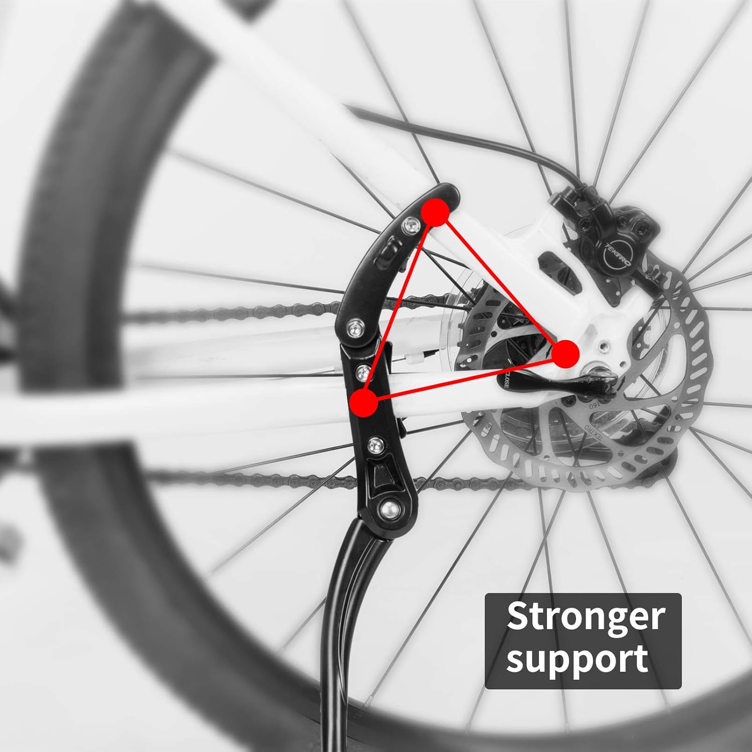 Adjustable Bike Side Stand - Image 2