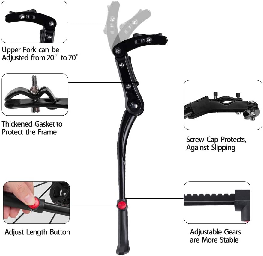 Adjustable Bike Side Stand - Image 4