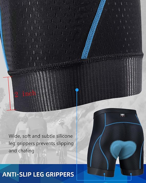 Bike Shorts 4D Padded Bicycle MTB Liner Shorts - Image 3