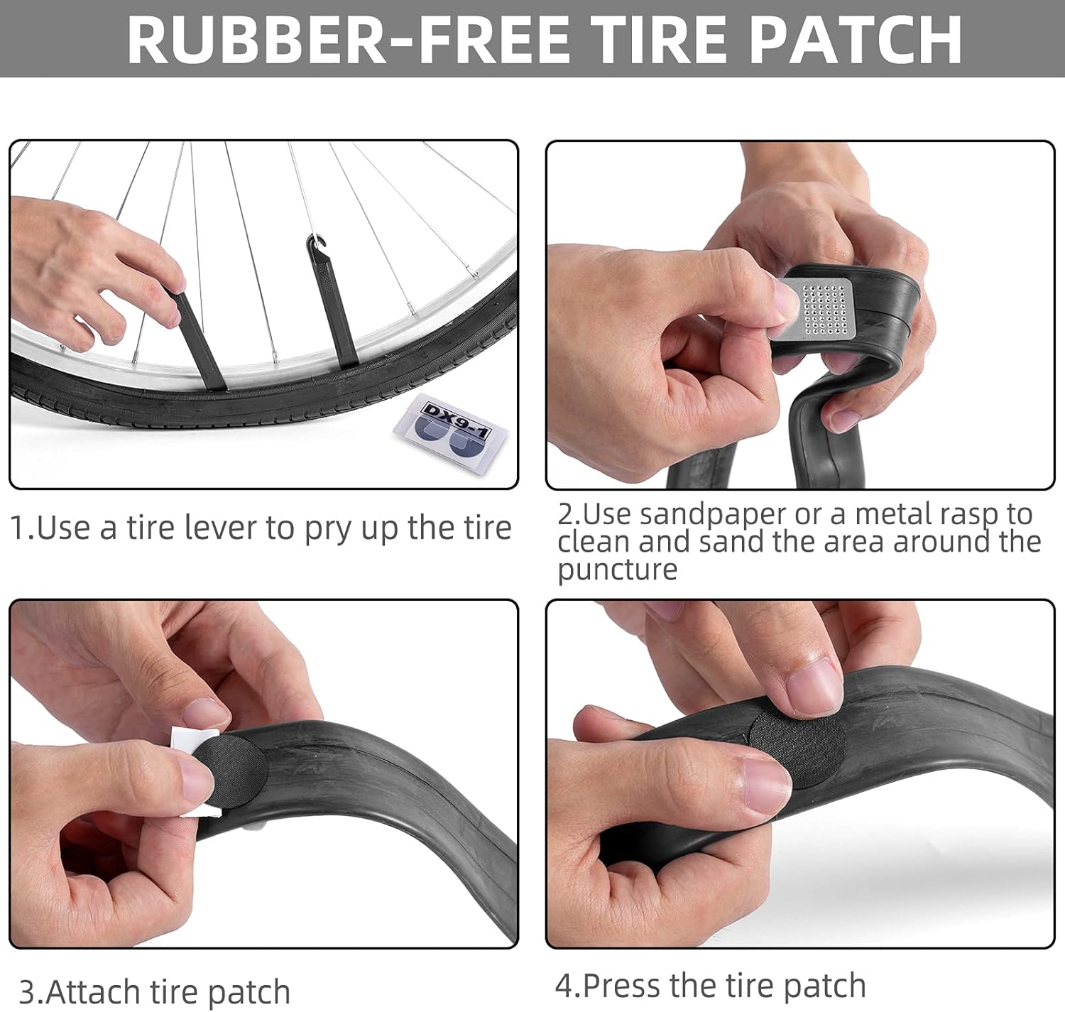 Bycicle Inner Tube Puncture Patch Kits - Image 3