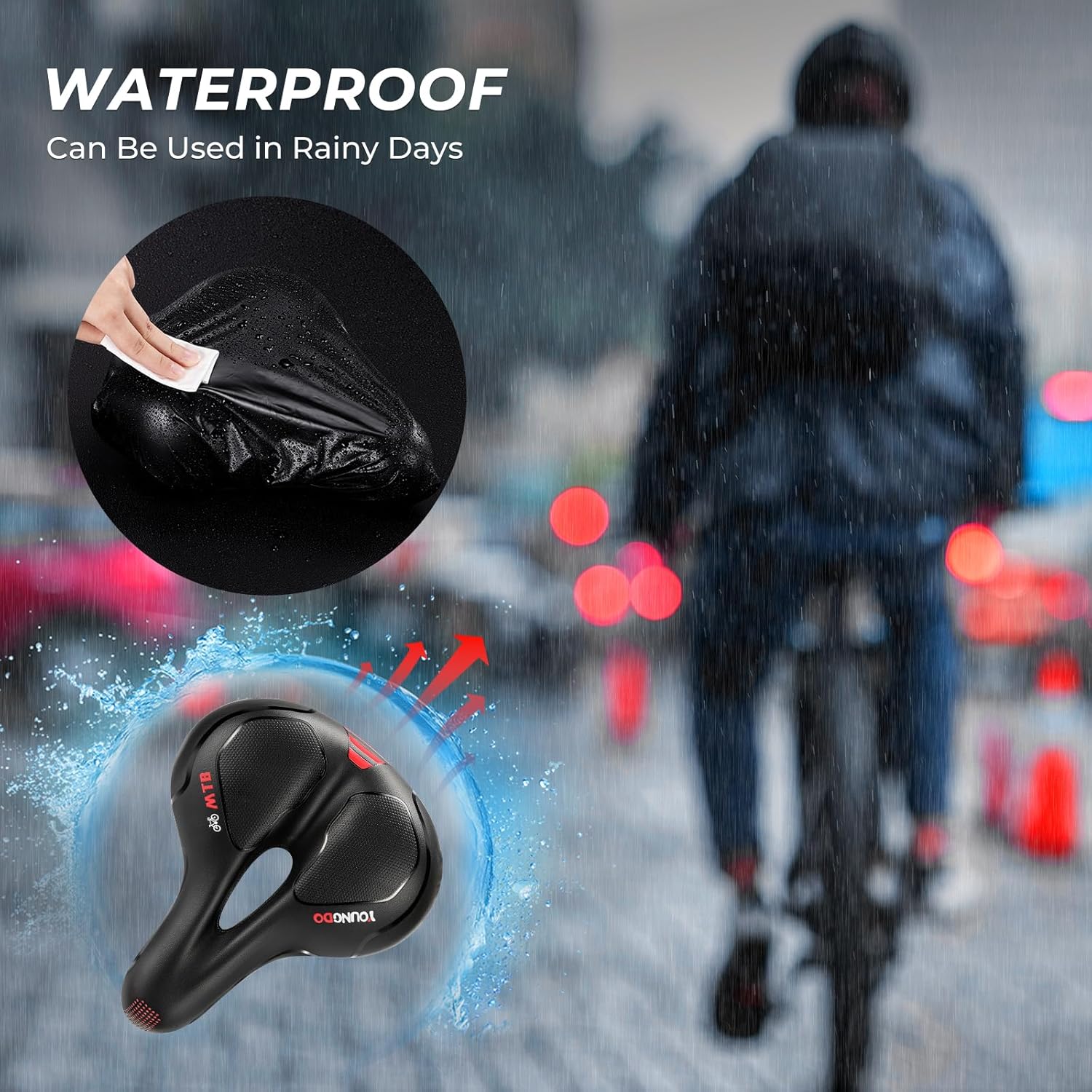 Comfortable Bicycle Seat Cushion - Image 2