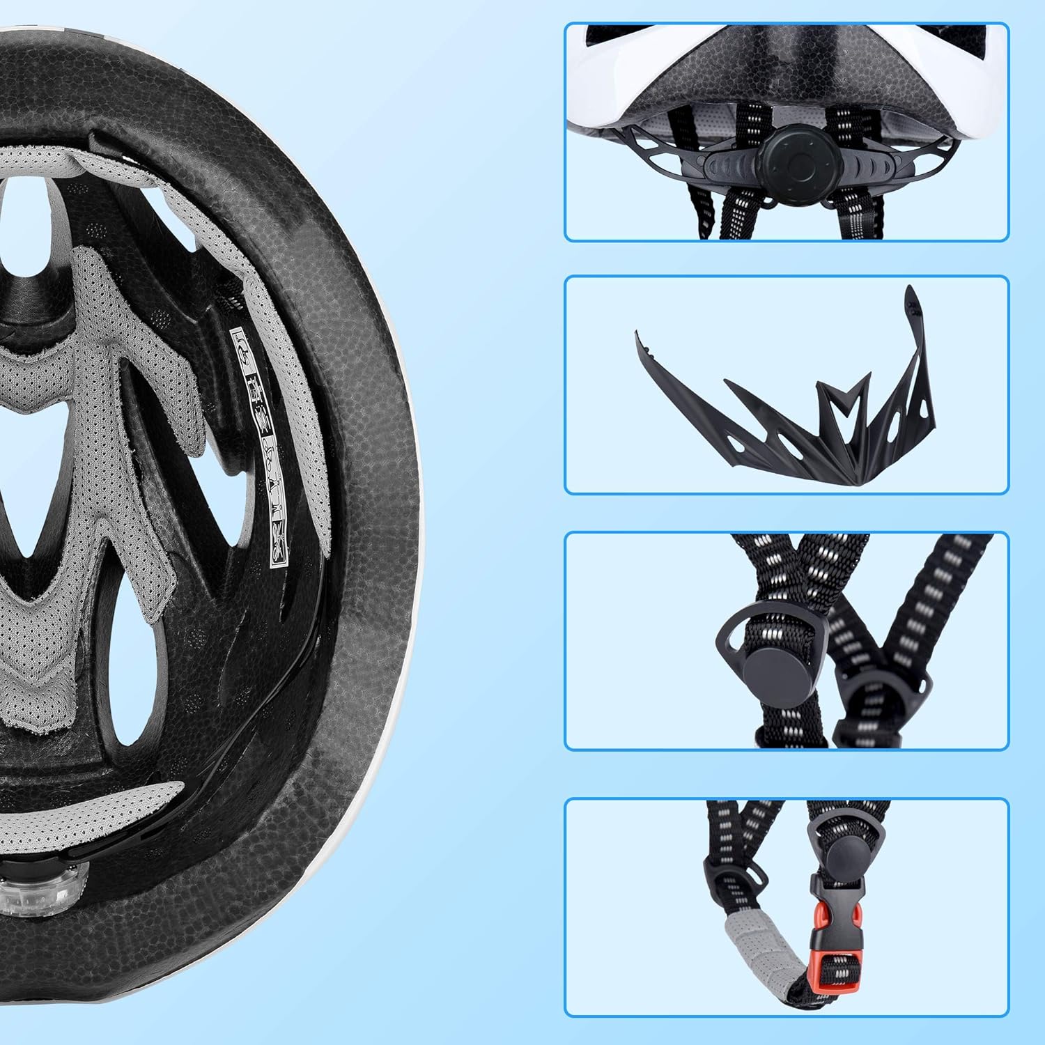 Integrally Mountain Bicycle Adjustable Lightweight Helmet - Image 4