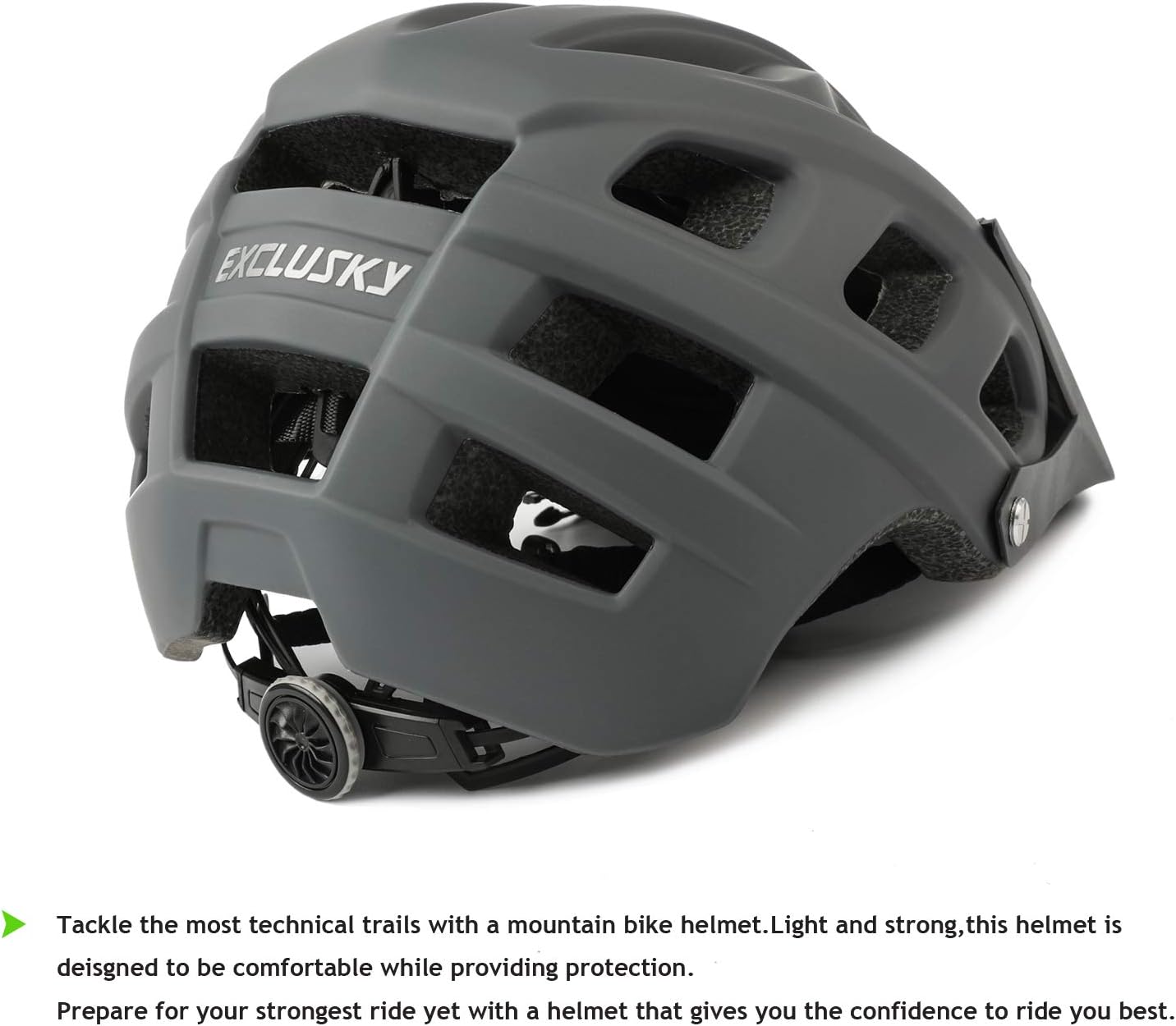 Mountain Bike Helmet Lightweight Breathable Adjustable - Image 2